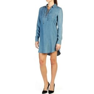 Paige Billie Shirt Dress Denim Women's Size S